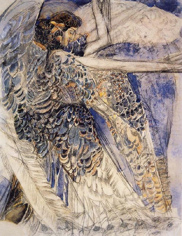 The angel having six wing, Mikhail Vrubel